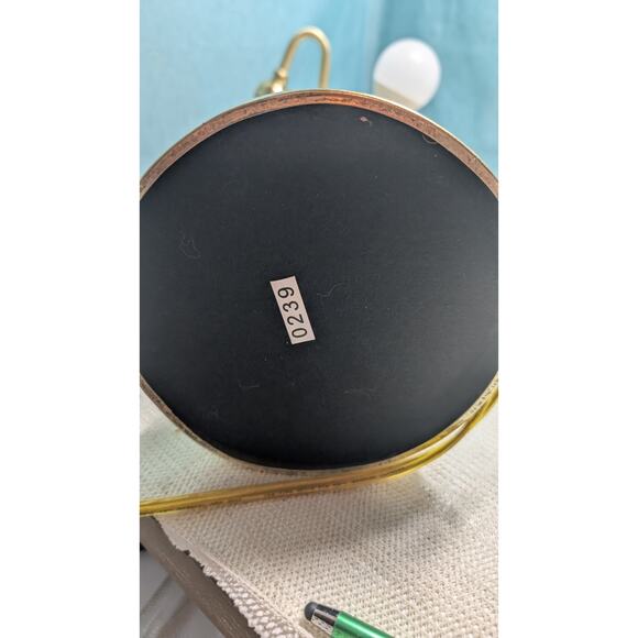 STIFFEL VTG BRASS TABLE LAMP 2 Arms 23" MCM RETRO 50'S CHARM NO SHADES - Picture 6 of 10